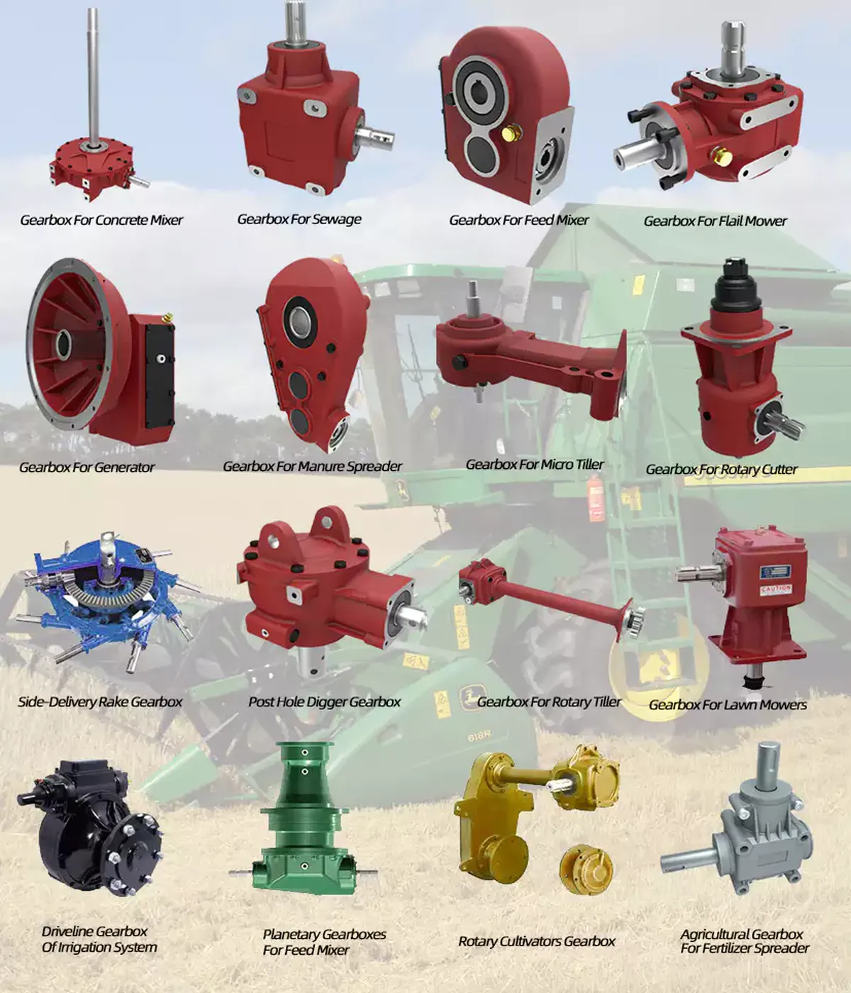 EP-9.310 Rotary Tiller Cultivator Gearbox for Agricultural