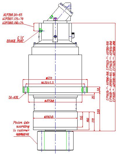EP715S3 Planetary Slew Drives