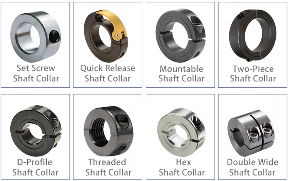 Set Screw Shaft Collars (Shaft Clamps) Metric Series