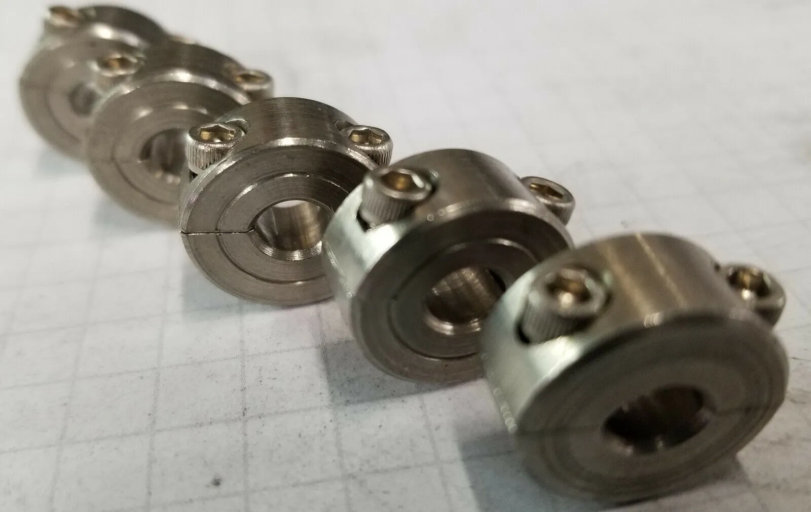 Two Piece Shaft Collars (Shaft Clamps) Metric Series
